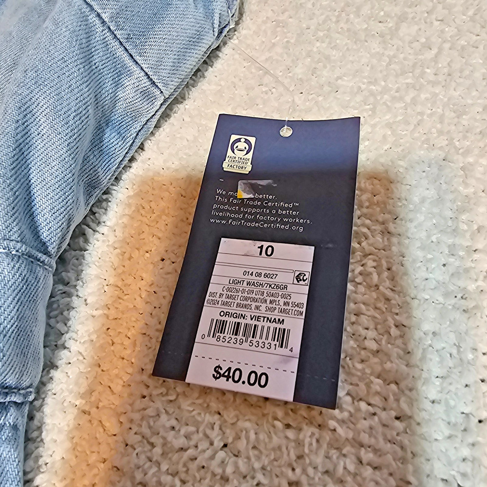 Universal Thread Light Wash Denim Halter Maxi Dress Size 10 NWT - Picture 7 of 10